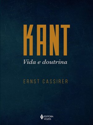 cover image of Kant--Vida e doutrina
